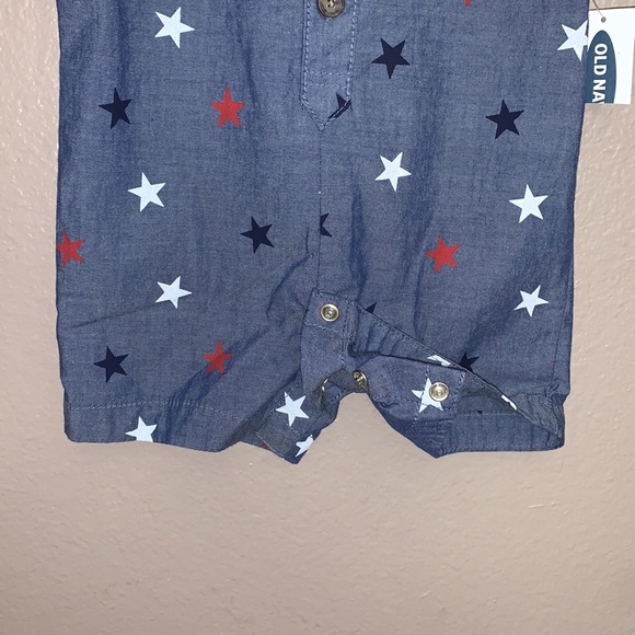 Americana short sleeve one piece for baby boy - Picture 2 of 8
